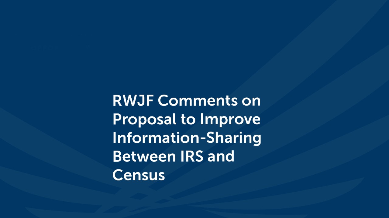 Comments on Information Sharing between the IRS and Census.