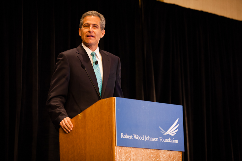 Guests and staff of the Robert Wood Johnson Foundation meeting at the Westin Hotel in Princeton, NJ on October 26th, 2012 to discuss healthcare and celebrate the 40th Anniversary of the RWJF.