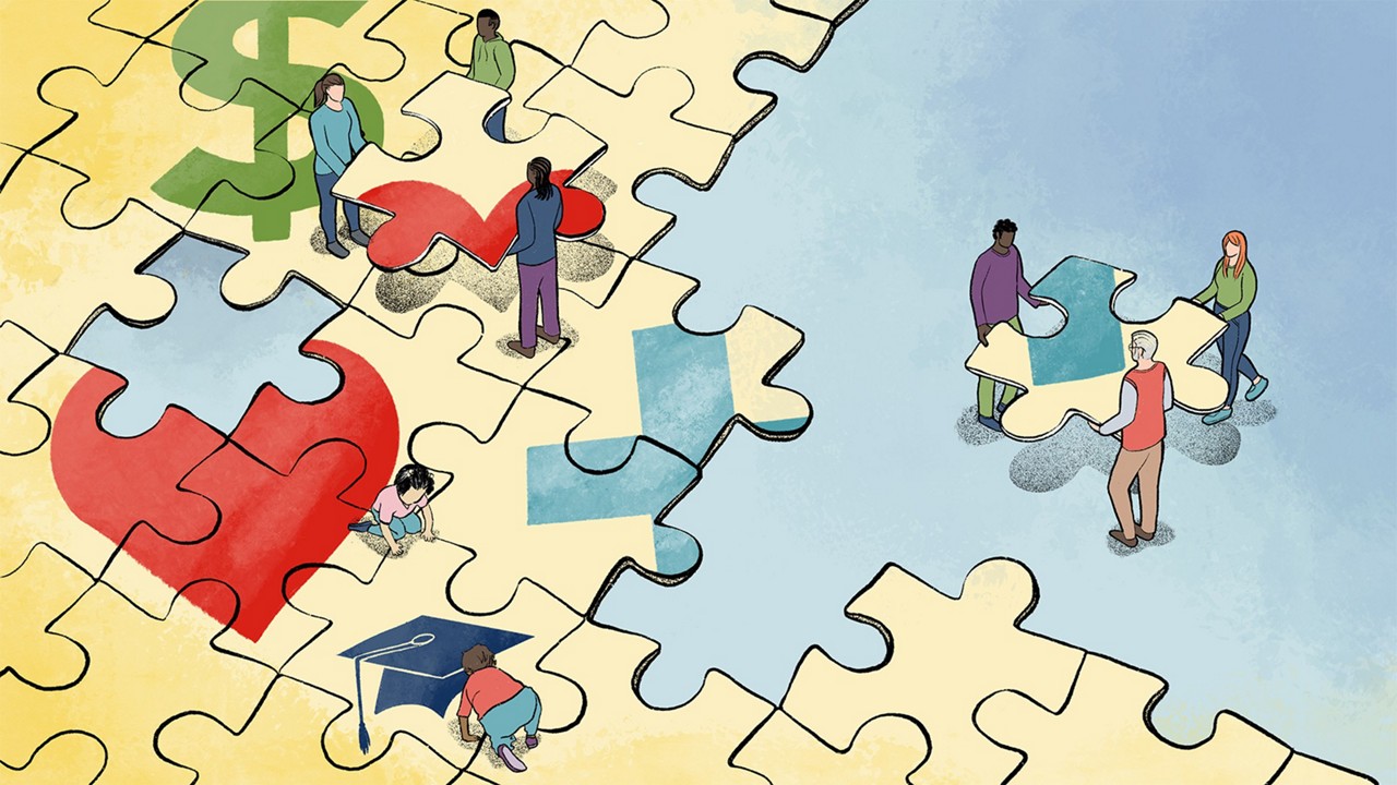 Family voices illustration. Family voices illustration.