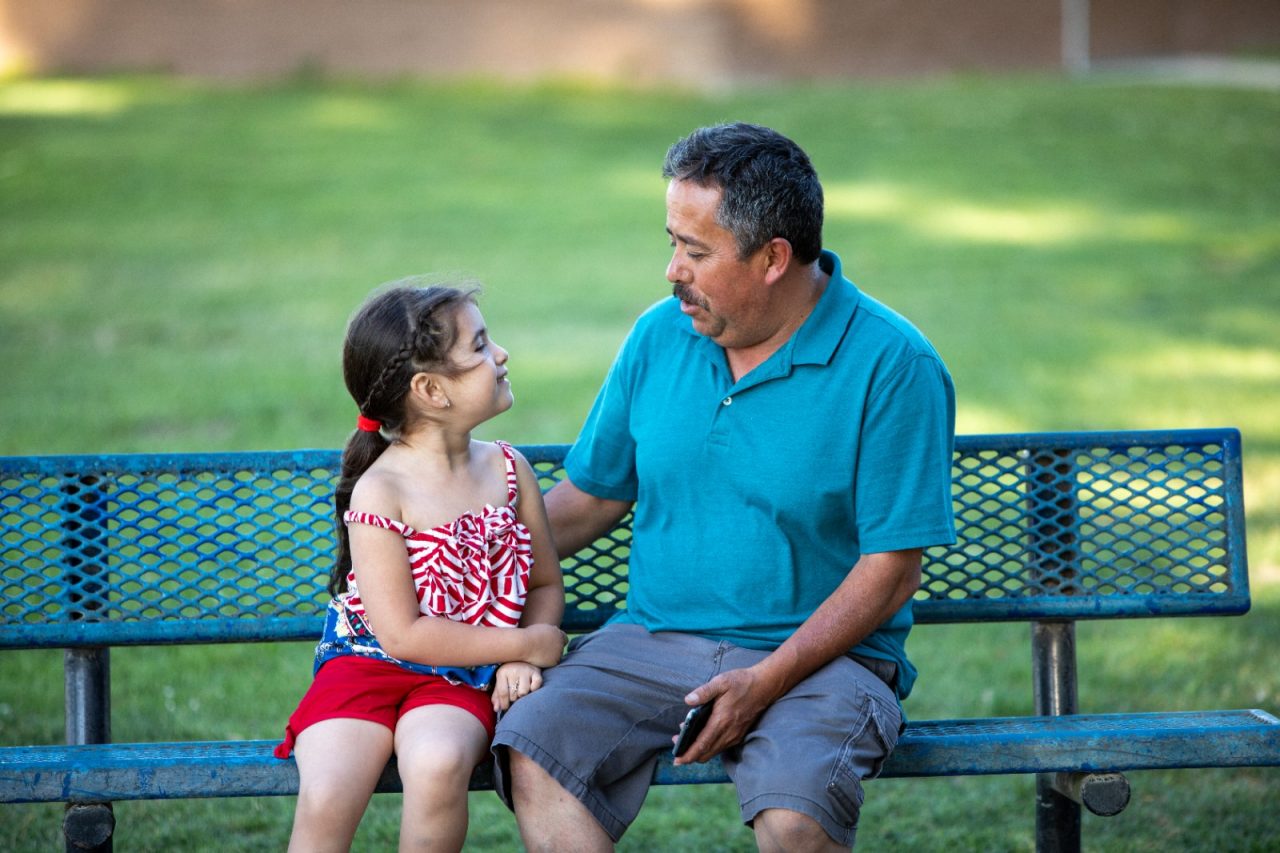 RWJF Culture of Health Prize 2019 - Gonzales, CA. Cruz Leon (dad) and Aly Leon (daughter).