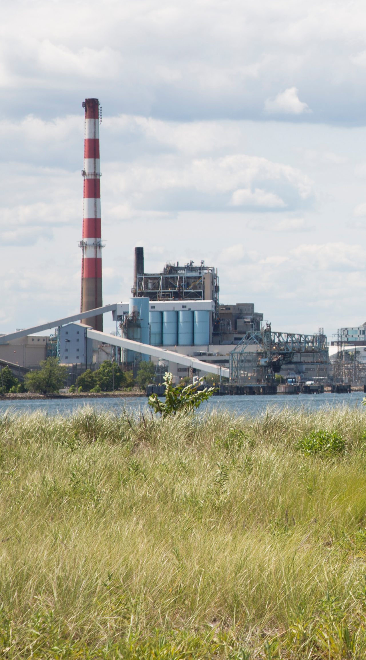 View of Bridgeport from Pleasure Beach.