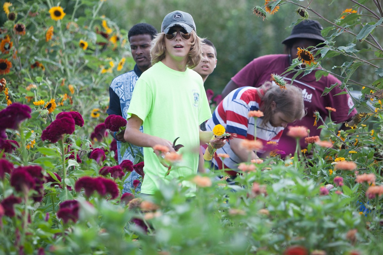 Working in the Gardens