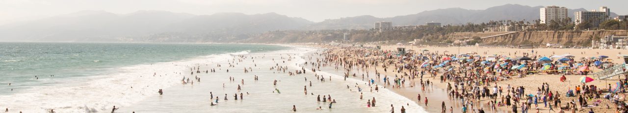 Santa Monica 2016 Culture of Health. View from Santa Monica Pier.