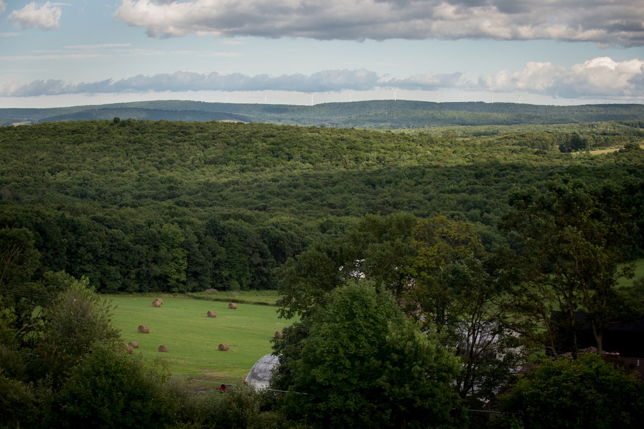 An aerial view of Garrett County, Md.