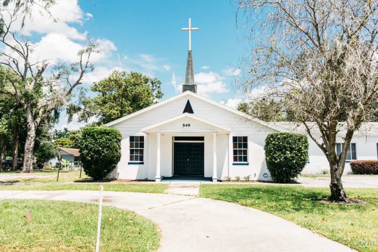 St. Lawrence Church is the 1st Church in Eatonville. The original location is directly across the street.