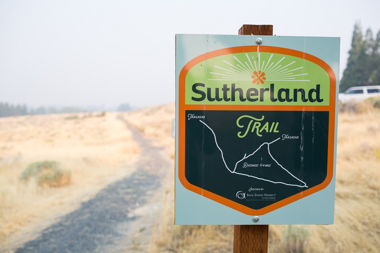 Nature Trail sign.