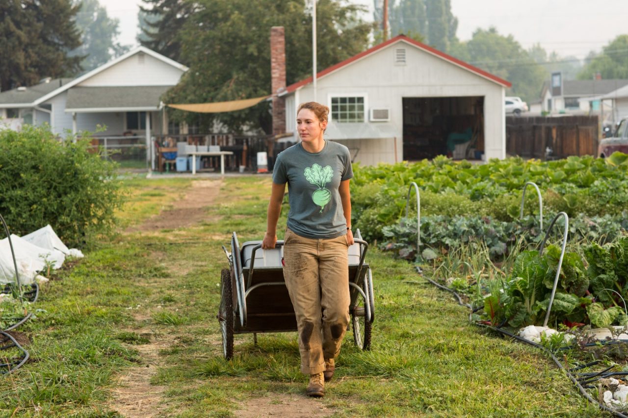 Katie Swanson, farmer and owner of Sweet Union Farm in Klamath Falls, Oregon.