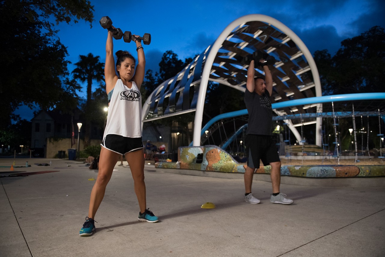 Camp Gladiator Class at Yanaguana Park