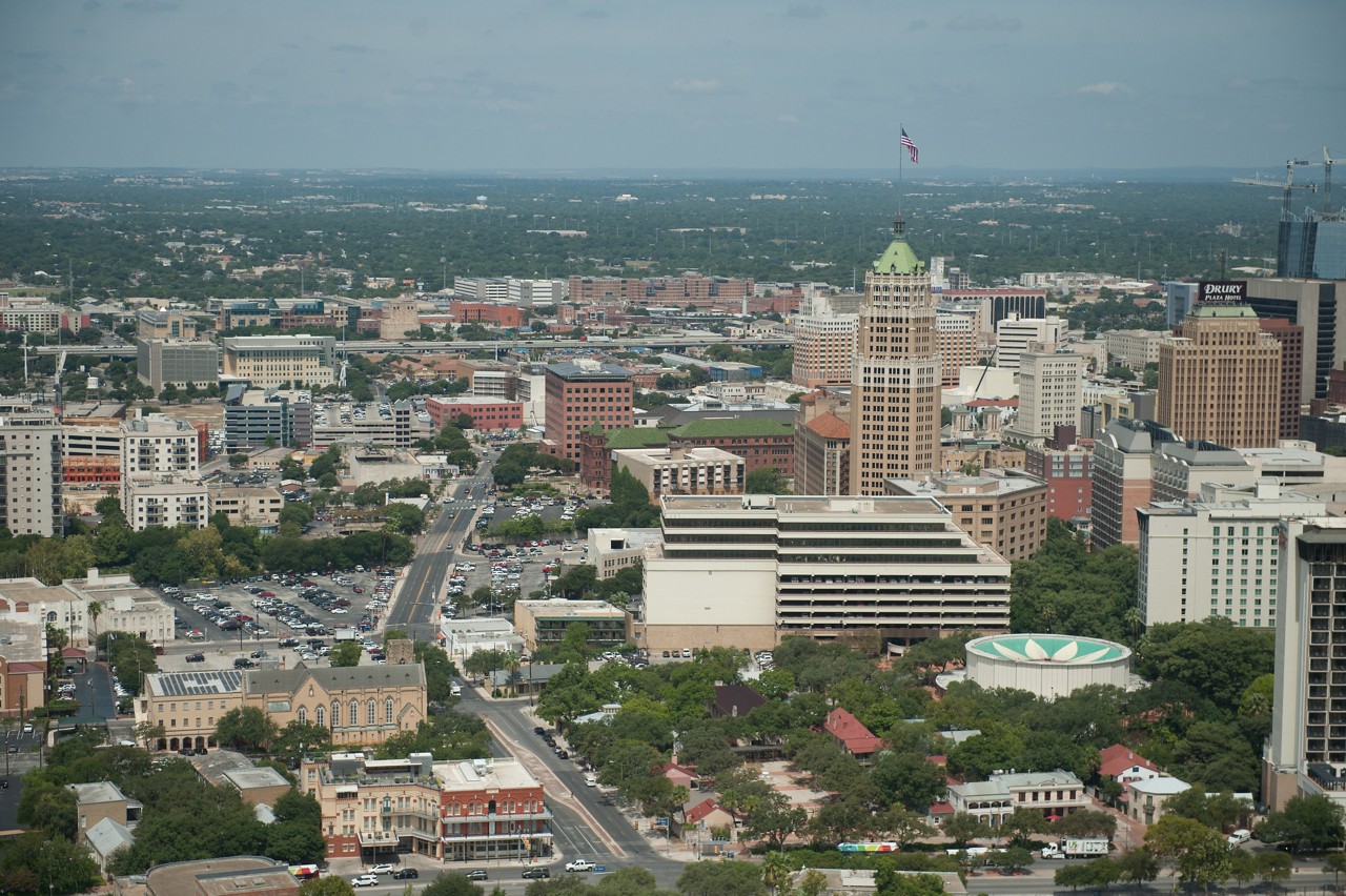 Downtown San Antonio.