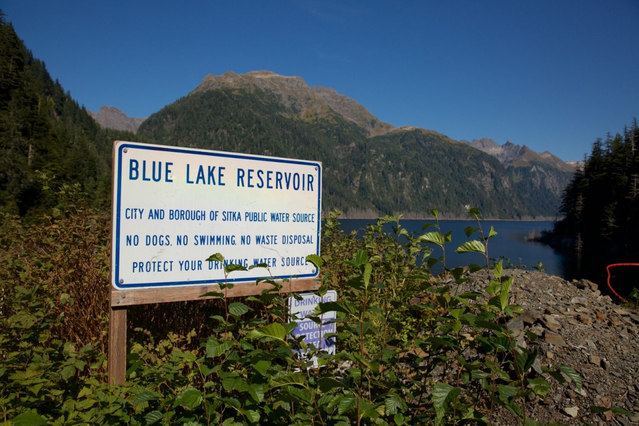 SITKA, ALASKA - SEPTEMBER 2019:  Blue Lake Hydroelectric Project.