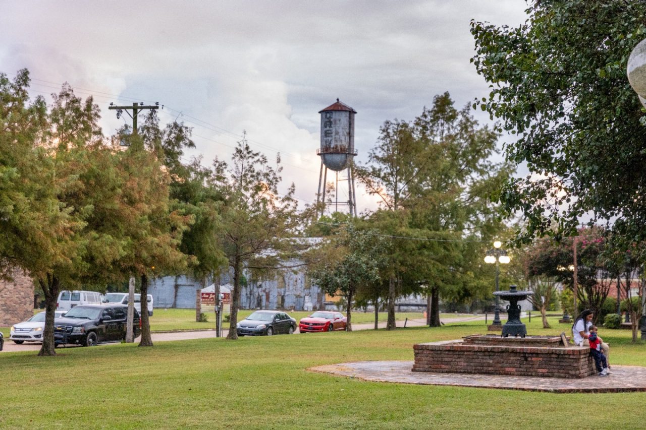 A view of downtown Drew, Mississippi, a community where grassroots efforts are underway to build resident leadership and ownership, civic engagement and create paths for community members to be involved.
