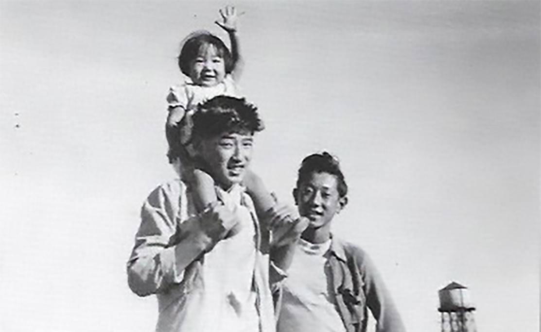 Dr. Morita's father and his youngest sister when they were in the internment camp in Minidoka, Idaho.