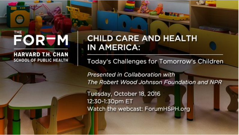 Child Care and Health in America Webinar