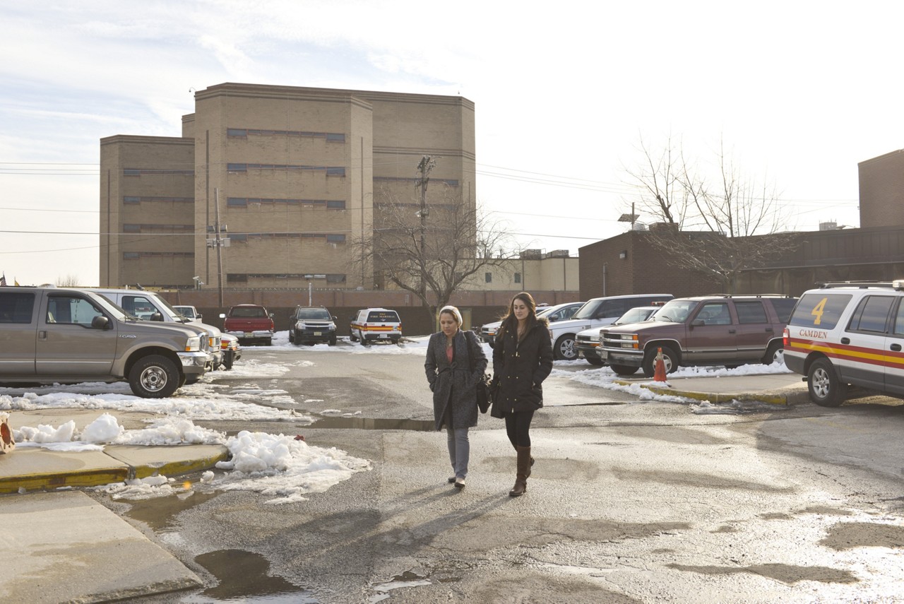 Members of the Camden Coalition team make home visits to patients around Camden, NJ, February 7, 2014. 
MP reviewed in Gaggle on 7/27/16