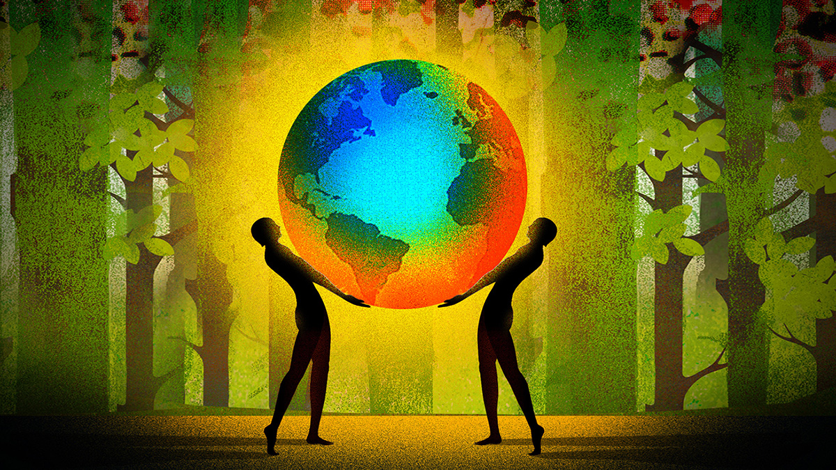Illustration created for Mike Painter's blog post on climate. Sept 2019
Image used for Global blog post. March 2020