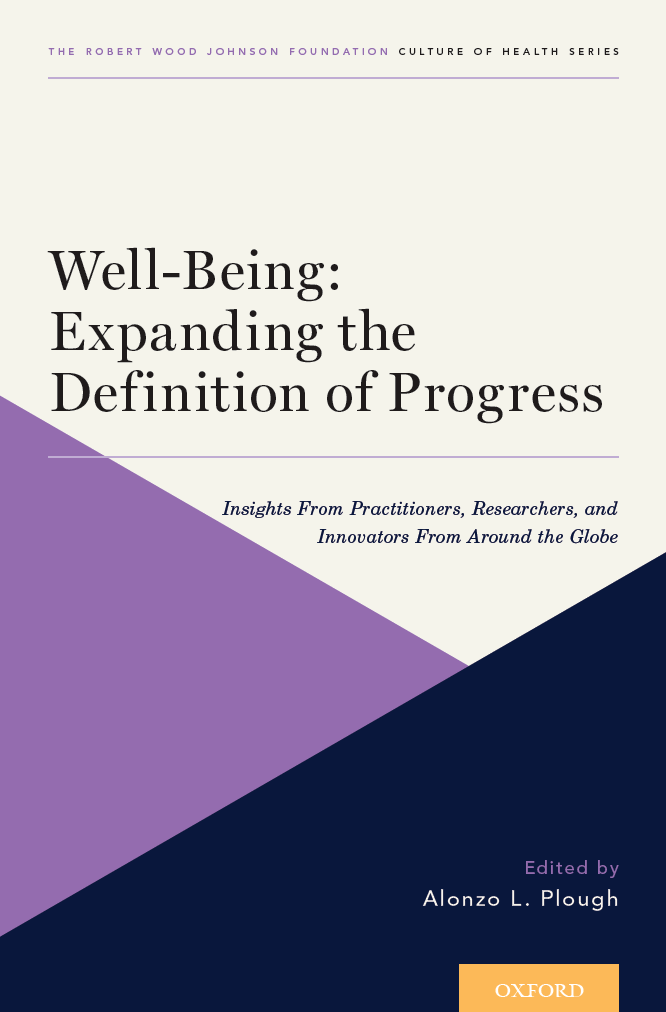Cover of Well-Being Oxford book. Spring 2020 Cover of Well-Being Oxford book. Spring 2020