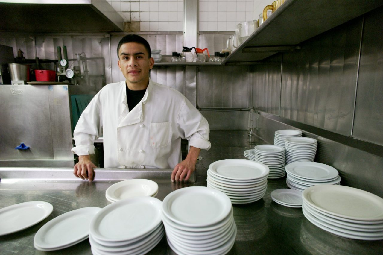 Vincente Prado has begun his working life as a dishwasher at a local Italian restaurant. He admits that he is amazingly focused, something he finds more challenging during his school day.