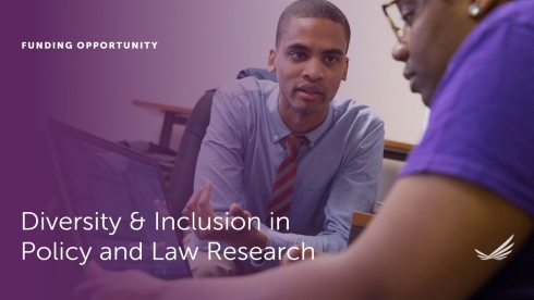 Increasing Diversity in Policy and Law Research CFP